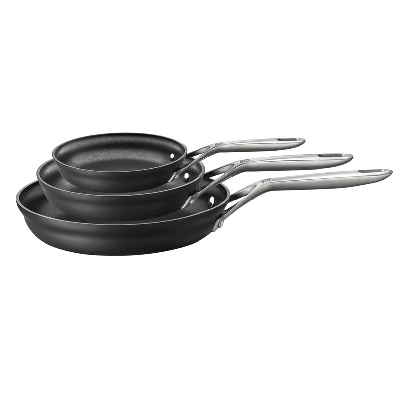 ZWILLING J.A. Henckels Motion Hard Anodized 3-pc Aluminum Nonstick Fry Pan Set 8