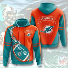3D Digital Print NFL Hoodie for Men - Autumn/Winter
